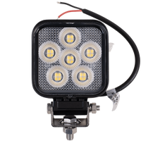 Λάμπα εργασίας LED ανακλαστήρας TT TECHNOLOGY BLACK TT.13324 24xLED 1920lm τετράγωνη