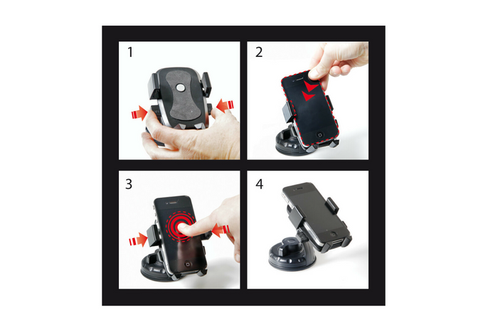 Βάση τηλεφώνου Easy-Lock LAMP με βεντούζα