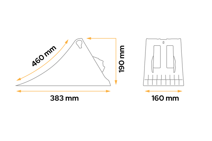 Τσοκ τροχού LOKHEN h: 193 mm G46 / σετ με λαβή