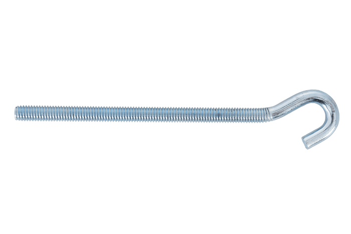 Γάντζος κατασκευής DROMET HZ M6x120 με ανοιχτό άκρο (λυγισμένο)