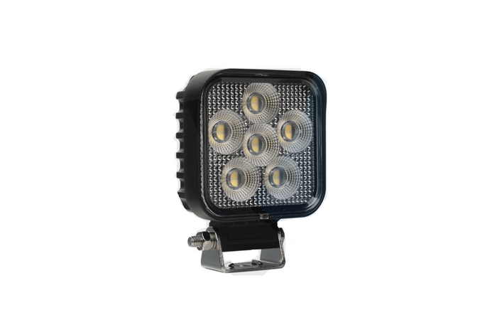 Λάμπα εργασίας LED ανακλαστήρας TT TECHNOLOGY BLACK TT.13324 24xLED 1920lm τετράγωνη