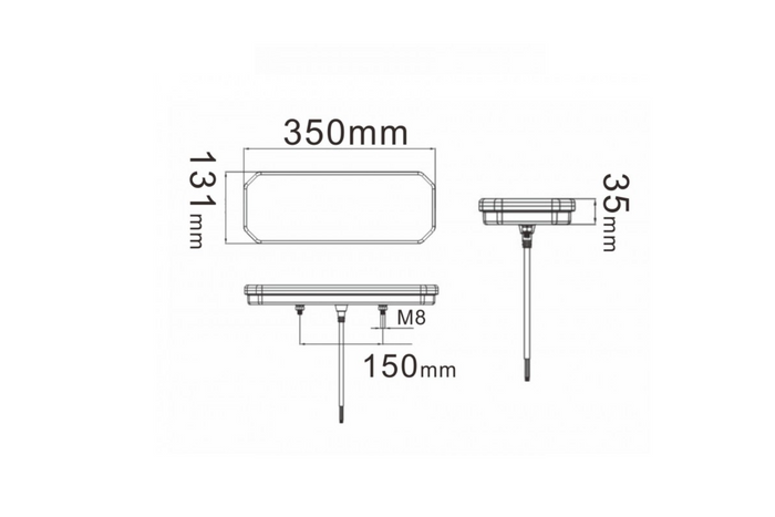 TruckLED L1950 Πίσω φως LED 6 λειτουργιών δεξιά