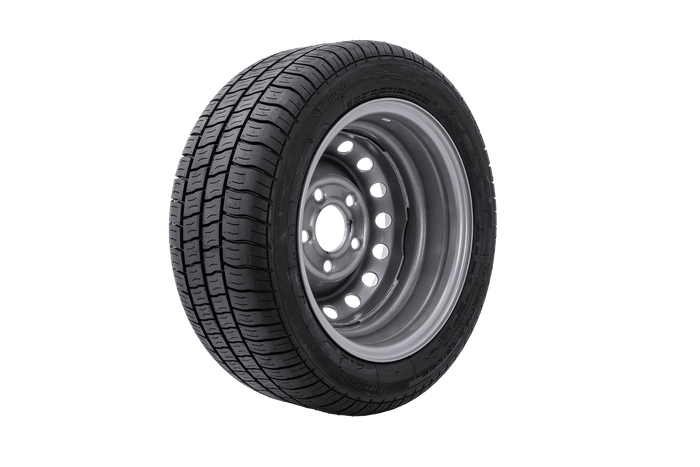 Ενισχυμένος τροχός για τρέιλερ TIRE GT Radial 195/50 R13C 104/101N RIM KENDA 6Jx13"H2 5x112 ET:30