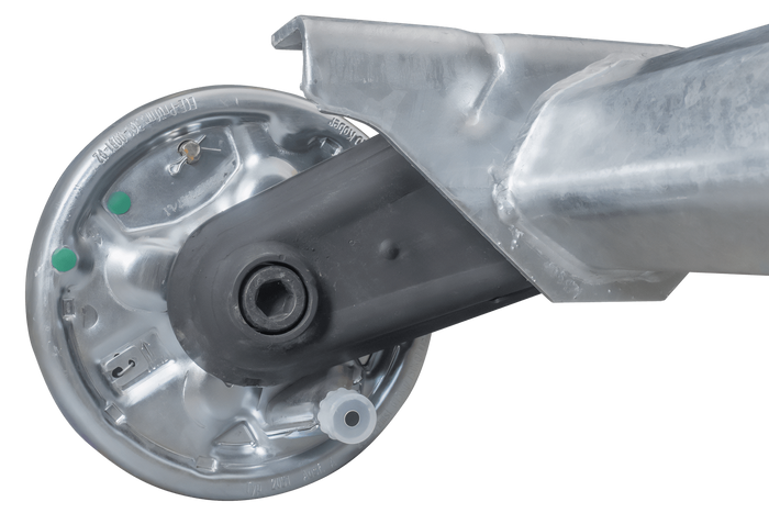 AL-KO COMPACT άξονας φρένων για ρυμουλκούμενο / ρυμουλκούμενο 1350kg 1260mm 1630mm 5x112