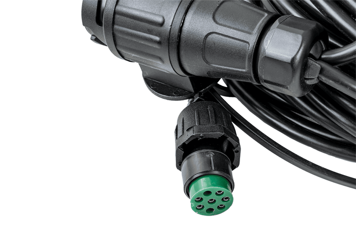 Ηλεκτρική εγκατάσταση MANTES, ζώνη ρυμουλκούμενου ρυμουλκούμενου, 12 m, βύσμα 13 PIN, ξιφολόγχες 2x 8 PIN