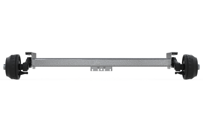 KNOTT VGB15 άξονας φρένων για ρυμουλκούμενο / ρυμουλκούμενο 1500kg 1850mm 2300mm 5x112