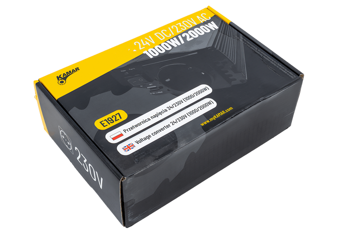 Μετατροπέας τάσης 24V/230V (1000/2000W) KAMAR E1927