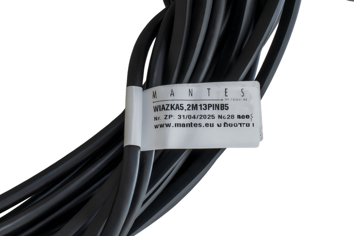 Ηλεκτρική εγκατάσταση MANTES, καλωδίωση ρυμούλκησης, 5,2 m, φις 13 επαφών, ξιφολόγχες 2x5 επαφών