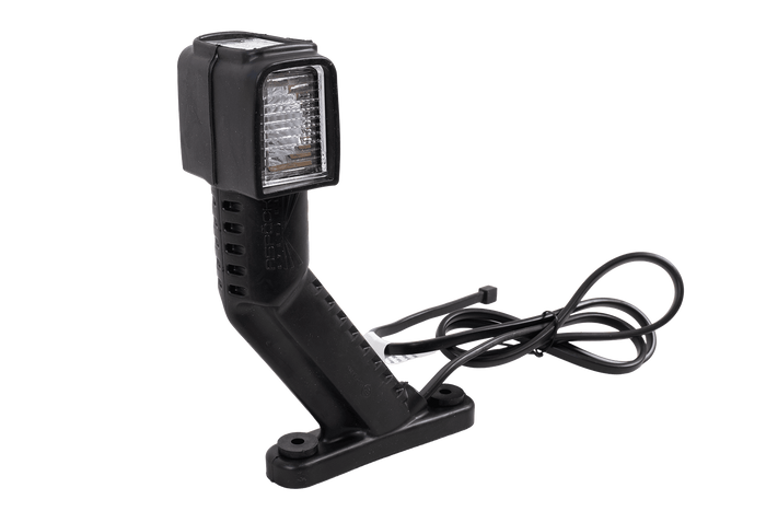 Φανός σήμανσης LED δεξιάς κατεύθυνσης ASPÖCK SUPERPOINT IV σε λαστιχένιο βραχίονα