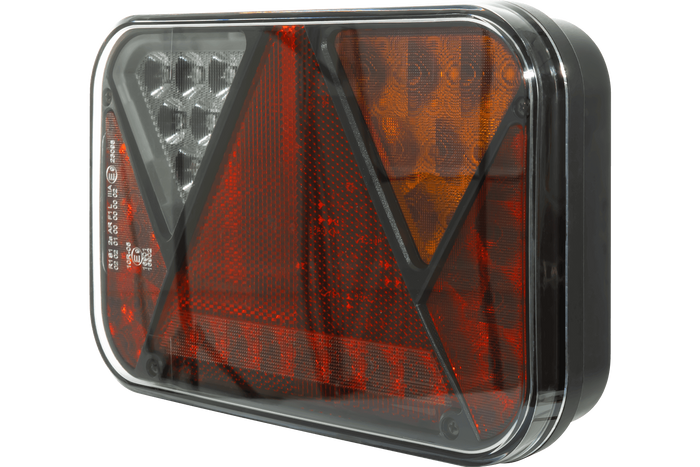 Σετ φώτων: Πίσω φώτα FRISTOM LED + πλευρικά φώτα σηματοδότησης LED HORPOL + καλωδίωση MANTES 5,2m 7PIN