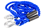 Σχοινί ρυμούλκησης με γάντζους LAMP ιμάντας ρυμούλκησης 4m/18mm/5t μπλε