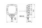 HORPOL ROCA LZD 2806 μπροστινό φωτιστικό LED 2 λειτουργιών γενικής χρήσης με βάση