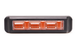 Προειδοποιητική λυχνία WAŚ 2466 W285 LED που αναβοσβήνει πορτοκαλί ΚΥΡΙΑ/ΕΞΑΡΤΗΜΕΝΗ