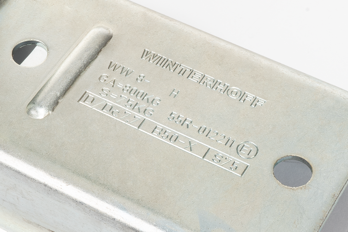 WINTERHOFF WW8-H κοτσαδόρος με μπάλα για ρυμουλκούμενο 800 κιλών με τετράγωνη ράβδο έλξης 70 mm