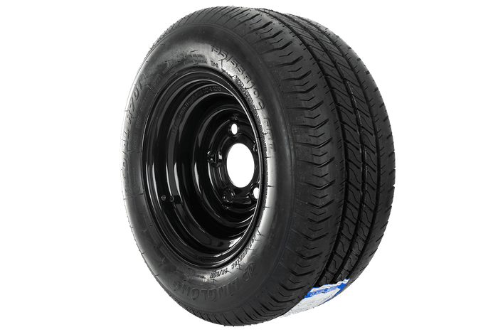 Ενισχυμένος τροχός για τρέιλερ LINGLONG TIRE 195/55 R10C 98/96N UNITRAILER RIM μαύρο 6Jx10" H2 5x112 ET:-4