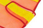 HERMON XXL πορτοκαλί ανακλαστικό γιλέκο με πλαϊνό Velcro