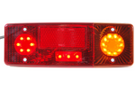 Πίσω φανάρι WAŚ WE551DP 484 LED 4 λειτουργίες δεξιά