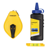 Σετ μαρκαρίσματος STANLEY STHT47113-0, σπάγκος + κιμωλία + αλφάδι
