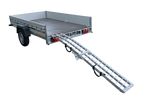 UNITRAILER ALR002 πτυσσόμενη ράμπα αλουμινίου για ρυμουλκούμενο 221cm 340kg με ιμάντα