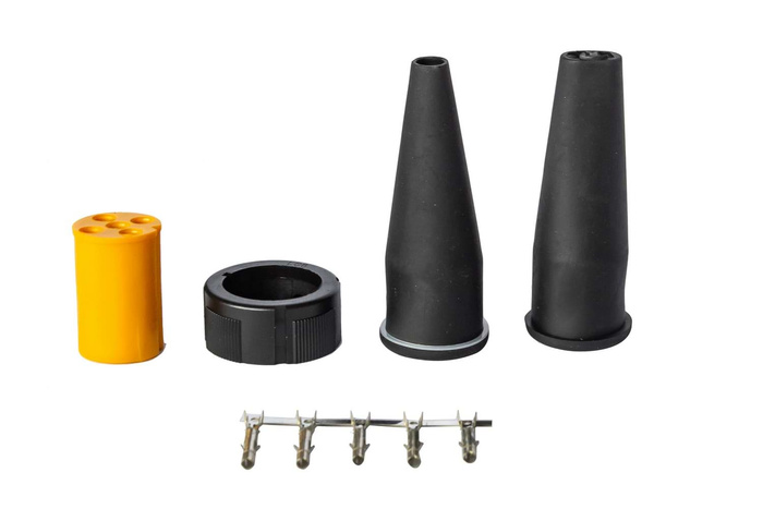 Σετ βυσμάτων ASPÖCK για πίσω φώτα τρέιλερ μπαγιονέτ θηλυκό 5 PIN