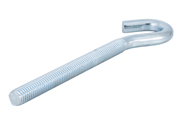 Γάντζος κατασκευής DROMET HZ M8x120 με ανοιχτό άκρο (λυγισμένο)