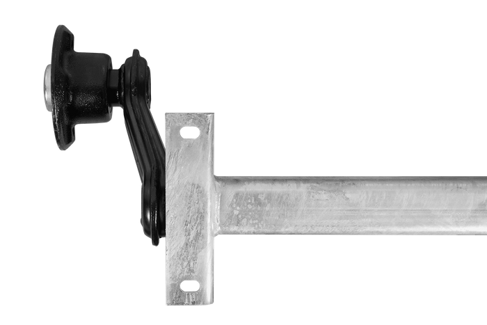 KNOTT VG7-L άξονας χωρίς φρένο για ρυμουλκούμενο 750kg 1070mm 1370mm 4x100