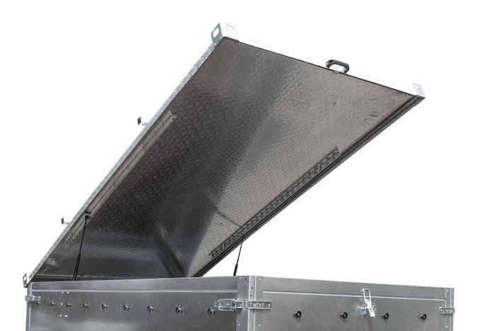 UNITRAILER GARDEN TRAILER 230 KIPP κάλυμμα τρέιλερ με κυλίνδρους / κλειδαριά με κλειδί