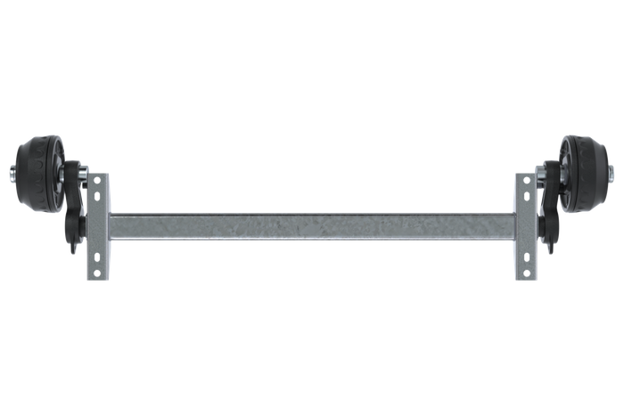 KNOTT VGB15M/MV άξονας φρένων για ρυμουλκούμενο / ρυμουλκούμενο 1500kg 1450mm 1950mm 5x112