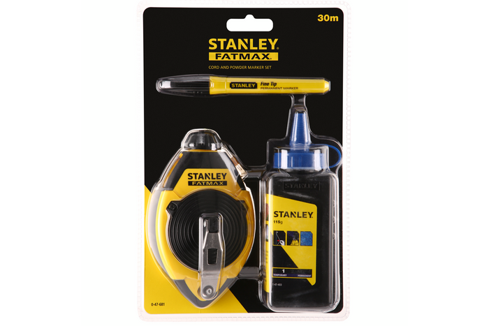 STANLEY FATMAX 0-47-681 σετ μαρκαδόρου με σπάγκο + κιμωλία + μαρκαδόρο