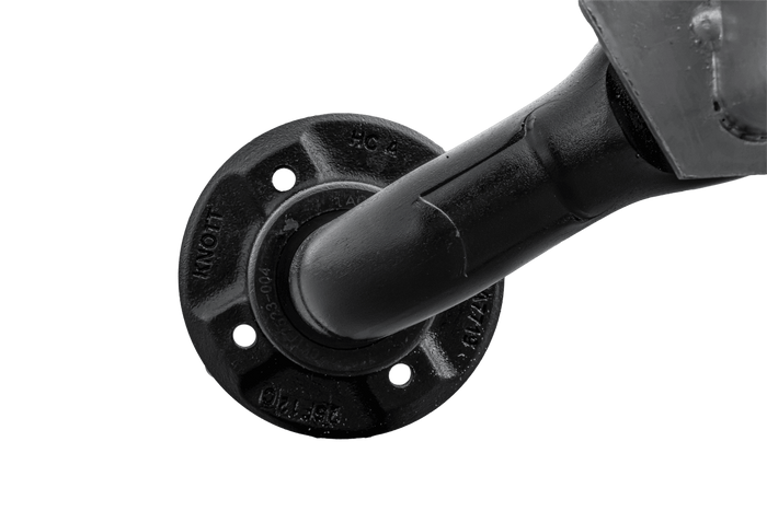 KNOTT VG7-L άξονας χωρίς φρένο για ρυμουλκούμενο 750kg 1125mm 1615mm 4x100