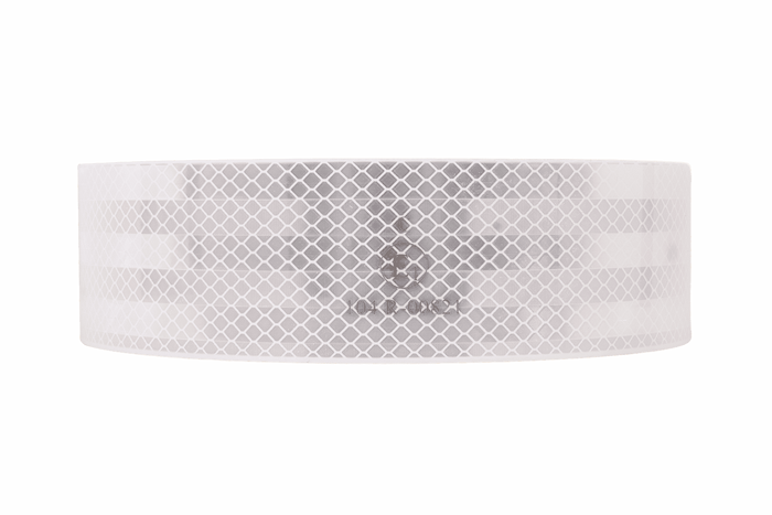 Αυτοκόλλητη ανακλαστική ταινία 3M, περιγράμματος, λευκή - 1 μέτρο