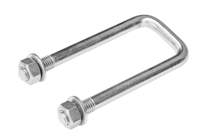 Μπουλόνι U με παξιμάδια και ροδέλες M12 130/42/130