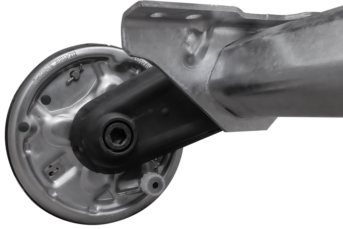 AL-KO COMPACT άξονας φρένων για ρυμουλκούμενο / ρυμουλκούμενο 1500kg 1300mm 1750mm 5x112