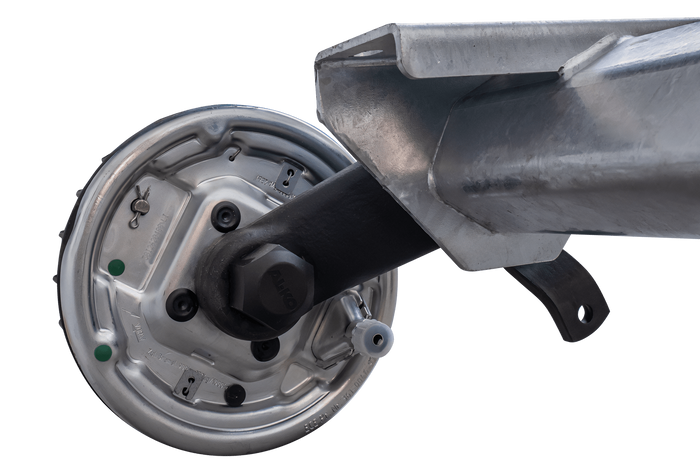 AL-KO EURO άξονας φρένων για ρυμουλκούμενο σκάφους 1800kg 1645/1755mm 2230mm 5x112