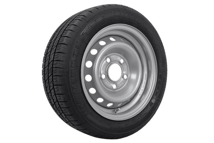 Ενισχυμένος τροχός για τρέιλερ TIRE KENDA 195/50 R13C 104/102N RIM KENDA 6Jx13"H2 5x112 ET:30
