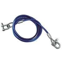 Χαλύβδινο σχοινί ρυμούλκησης 3,5 μέτρα / δεσμά 5 τόνων