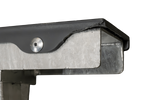 OUTLET UNITRAILER επίπεδη πλευρική στήριξη, μήκος 30cm, ύψος 40cm, για τρέιλερ σκάφους, ΓΚΡΙ