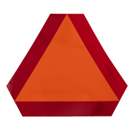 Ανακλαστικό αυτοκόλλητο HERMON, προειδοποιητικό τρίγωνο αργής κίνησης, 300x120mm