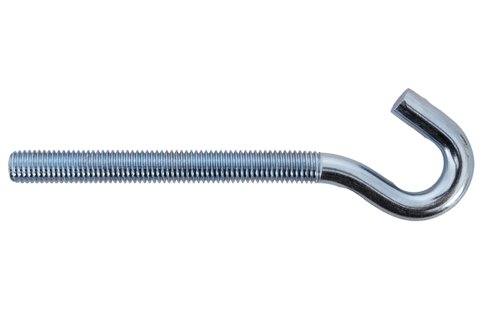 Γάντζος κατασκευής DROMET HZ M12x165 με ανοιχτό άκρο (λυγισμένο)