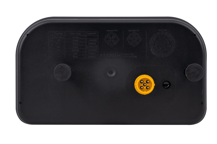 Πίσω φως FRISTOM FT-170 LED μπαγιονέτα 6 λειτουργιών αριστερά