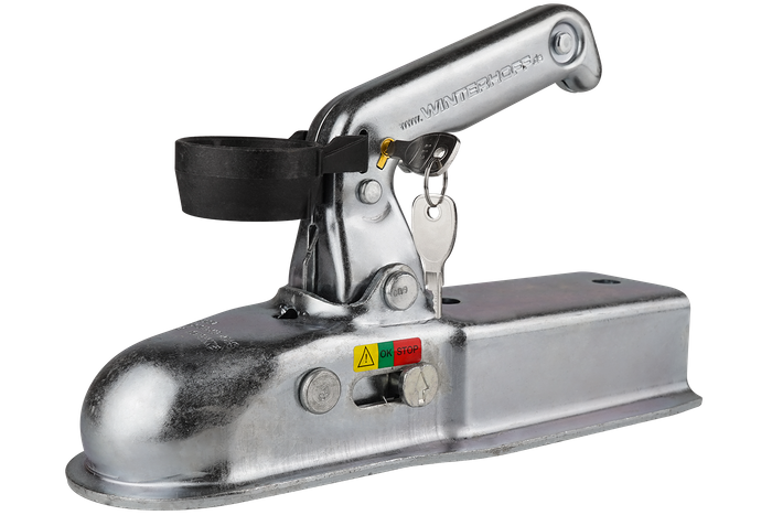 Κλειδώστε το ένθετο που ασφαλίζει τον σύνδεσμο Unitrailer