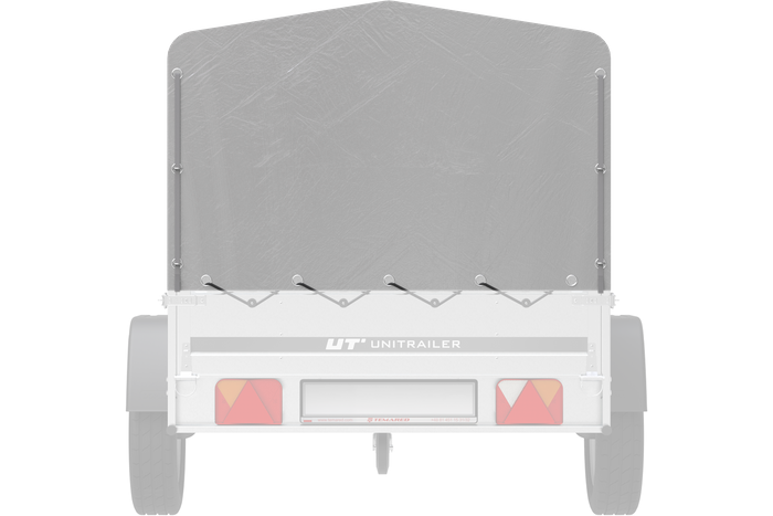 Κάλυμμα πλαισίου h-800 UNITRAILER μουσαμάς για τρέιλερ 200x125cm GARDEN 201 KIPP