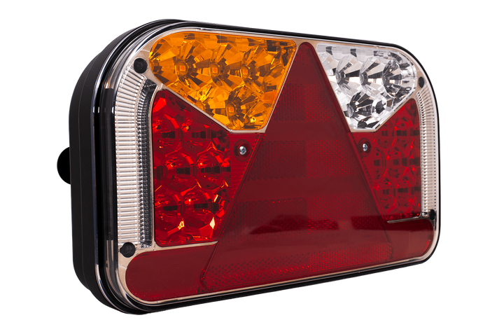 Πίσω φως FRISTOM FT-170 LED μπαγιονέτα 6 λειτουργιών αριστερά