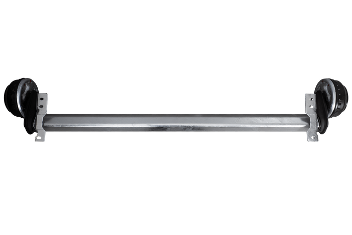 AL-KO COMPACT άξονας φρένων για ρυμουλκούμενο / ρυμουλκούμενο 1350kg 1400mm 1850mm 5x112