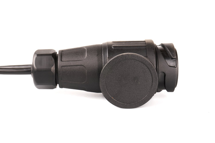 Ηλεκτρική εγκατάσταση MANTES, ζώνη ρυμουλκούμενου ρυμουλκούμενου, 5,5 m, βύσμα 13 PIN, ξιφολόγχες 2x 5 PIN