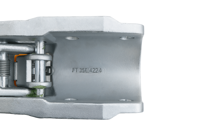 Ρυμουλκούμενο STEELPRESS BC-3500E-00-02+SD με μπάρα ρυμούλκησης από χυτοσίδηρο 60,5 mm