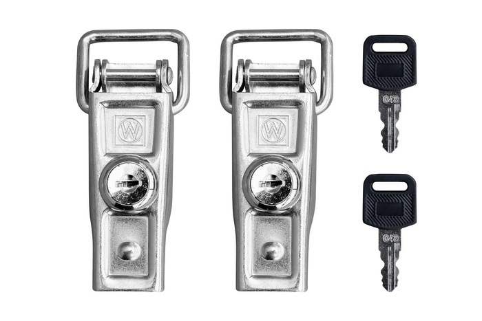 Σετ δύο πλευρικών αγκίστρων ρυμουλκούμενου WINTERHOFF BVS 60-1 για κλείδωμα της πλευράς του ρυμουλκούμενου με κλειδί