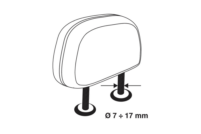 Διαχωριστικό χώρου αποσκευών LAMP GRG-9 Συμπαγές προστατευτικό ασφαλείας για σκύλους/αποσκευές 85-140cm