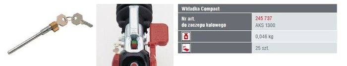 Ένθετο κλειδαριάς AL-KO για επιθετικό AKS 1300