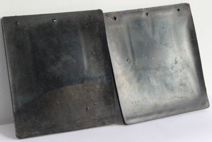 Σετ UNITRAILER λαστιχένια πτερύγια λάσπης, καλύμματα φτερών 220/243 mm